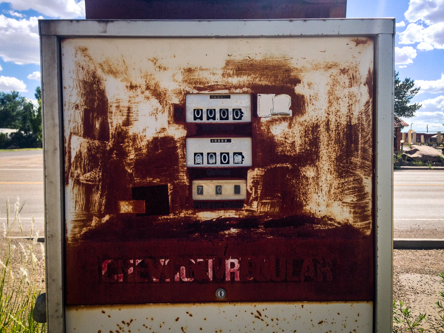 Old gas pump, Vaughn NM